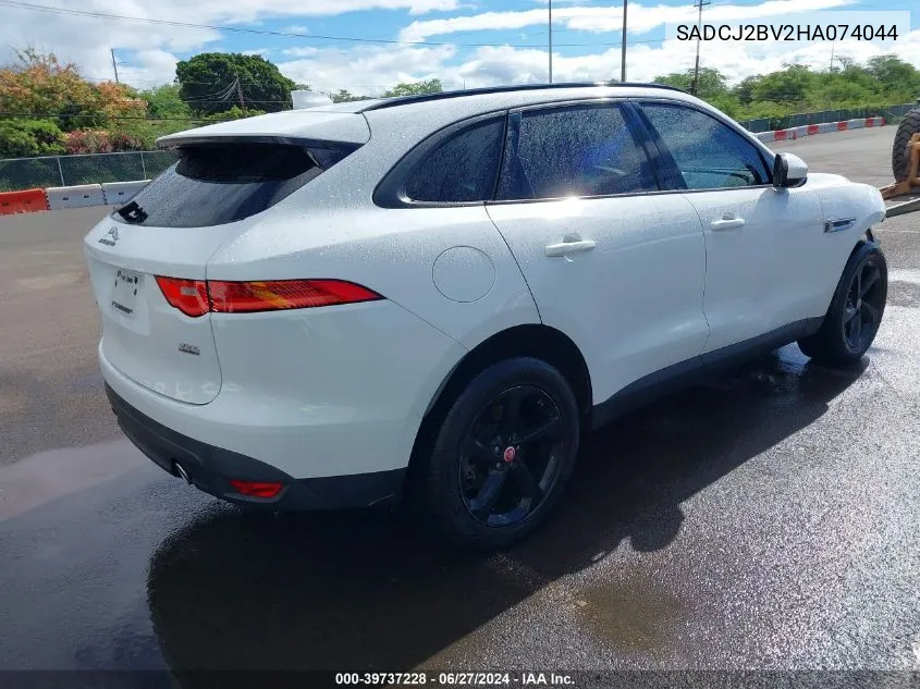 2017 Jaguar F-Pace 35T Premium VIN: SADCJ2BV2HA074044 Lot: 39737228