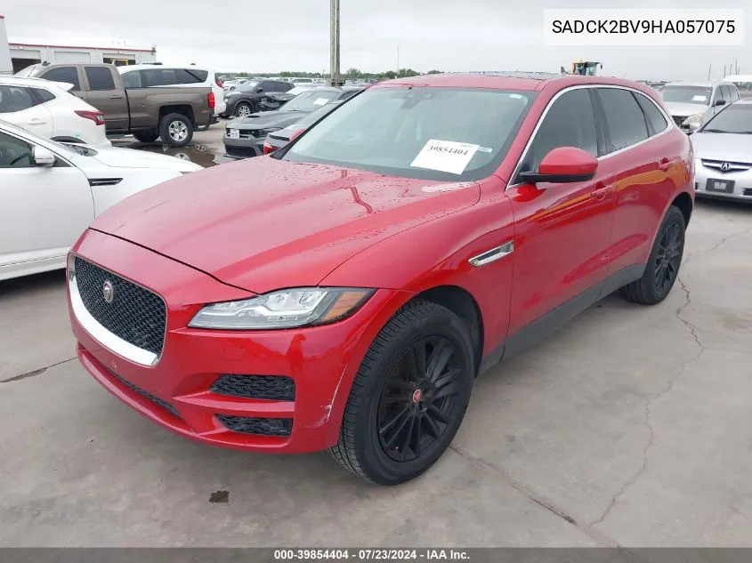 2017 Jaguar F-Pace 35T Prestige VIN: SADCK2BV9HA057075 Lot: 39854404