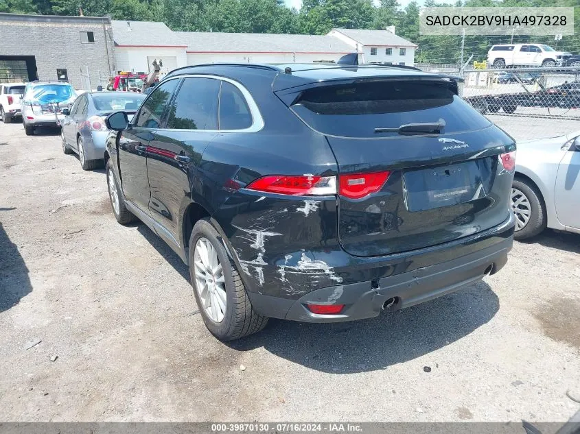 2017 Jaguar F-Pace 35T Prestige VIN: SADCK2BV9HA497328 Lot: 39870130