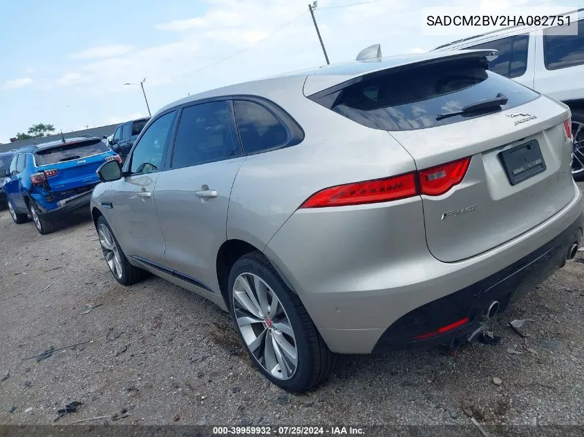 SADCM2BV2HA082751 2017 Jaguar F-Pace S