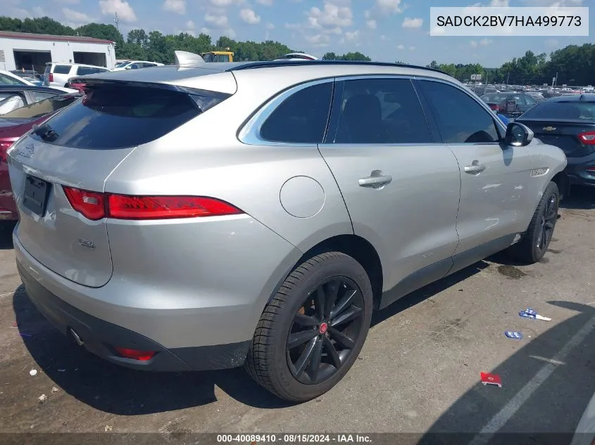 2017 Jaguar F-Pace 35T Prestige VIN: SADCK2BV7HA499773 Lot: 40089410