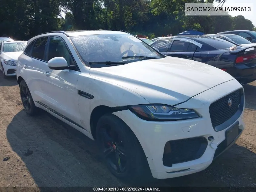 2017 Jaguar F-Pace S VIN: SADCM2BV9HA099613 Lot: 40132913