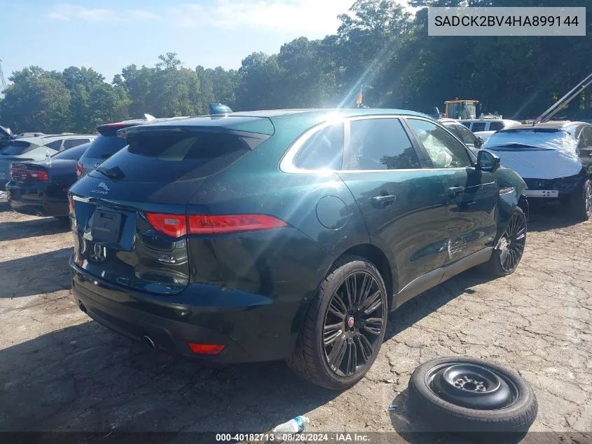 2017 Jaguar F-Pace 35T Prestige VIN: SADCK2BV4HA899144 Lot: 40182713