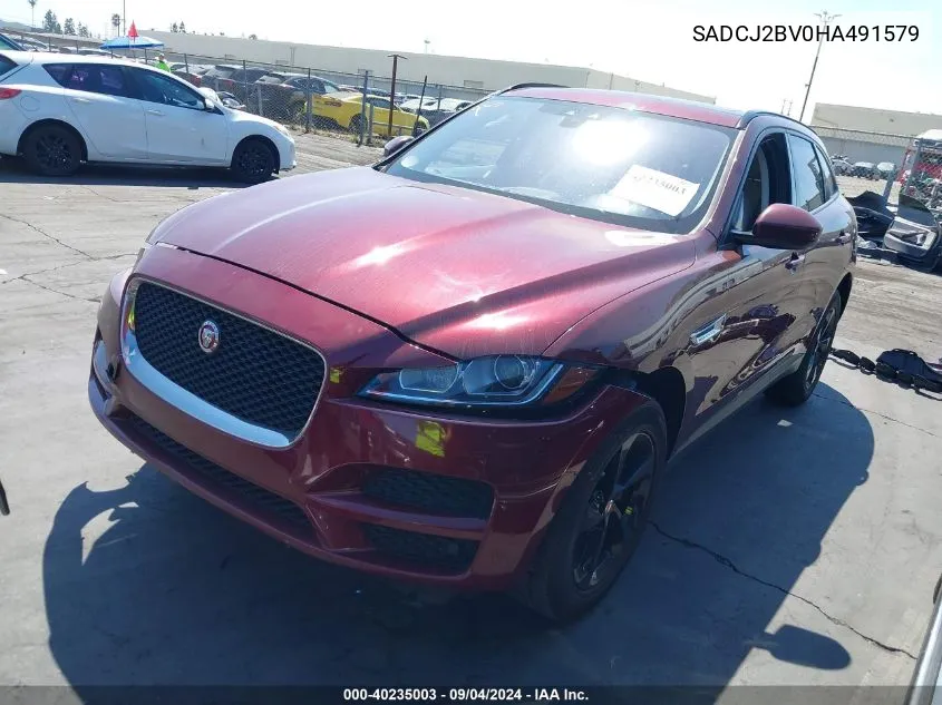 2017 Jaguar F-Pace 35T Premium VIN: SADCJ2BV0HA491579 Lot: 40235003