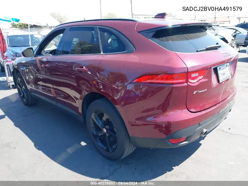 2017 Jaguar F-Pace 35T Premium VIN: SADCJ2BV0HA491579 Lot: 40235003