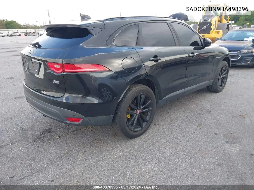 2017 Jaguar F-Pace 20D Prestige VIN: SADCK2BN9HA498396 Lot: 40370995