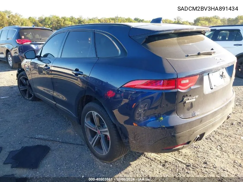 SADCM2BV3HA891434 2017 Jaguar F-Pace S