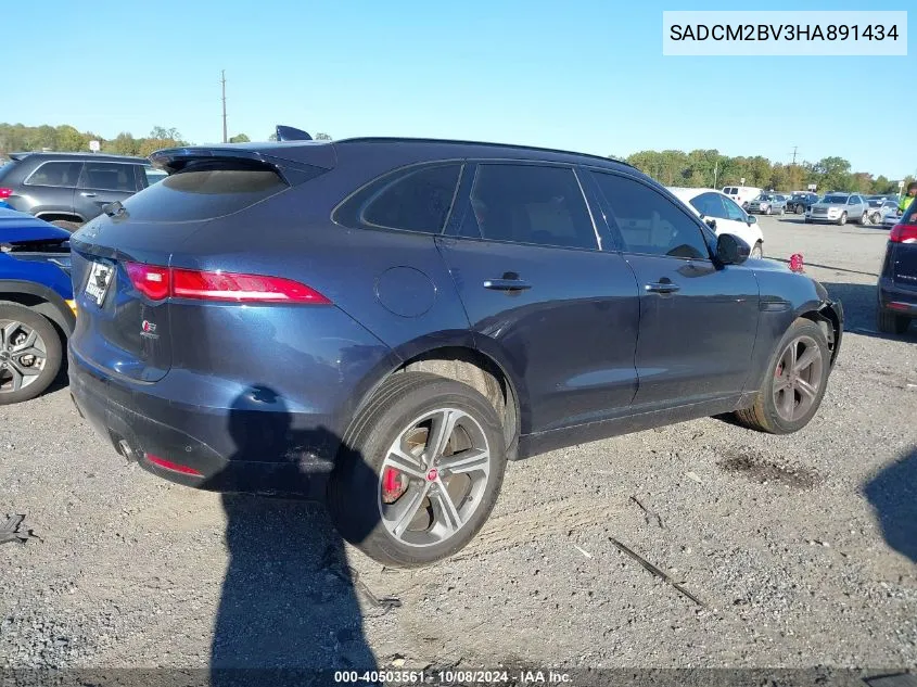 SADCM2BV3HA891434 2017 Jaguar F-Pace S