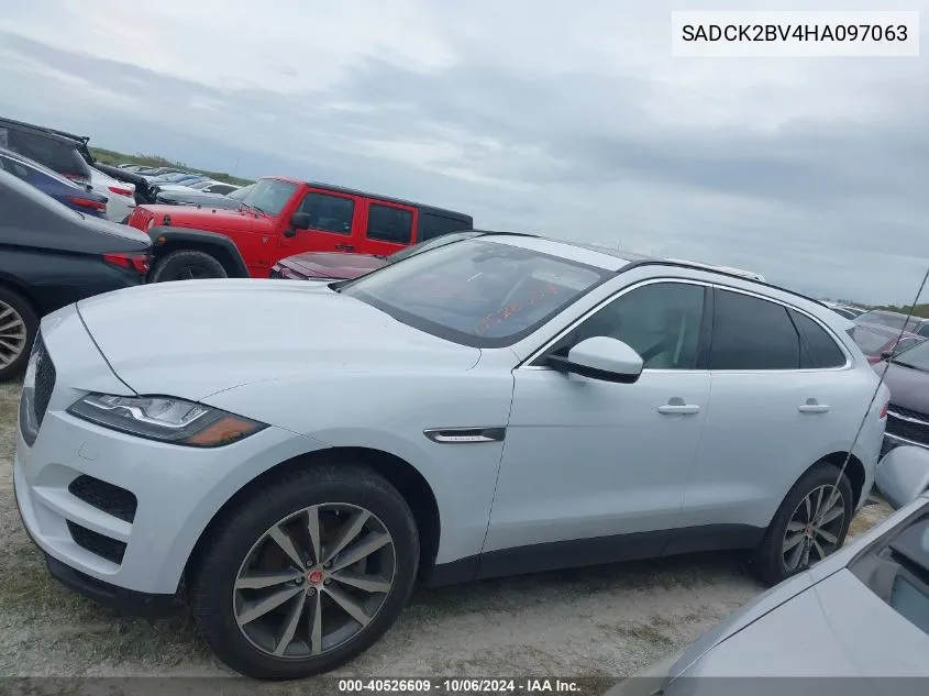 2017 Jaguar F-Pace 35T Prestige VIN: SADCK2BV4HA097063 Lot: 40526609