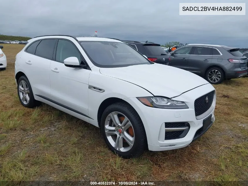 2017 Jaguar F-Pace R - Sport VIN: SADCL2BV4HA882499 Lot: 40532374