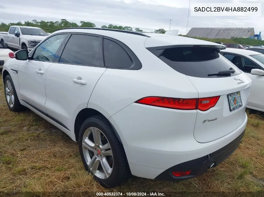 2017 Jaguar F-Pace R - Sport VIN: SADCL2BV4HA882499 Lot: 40532374