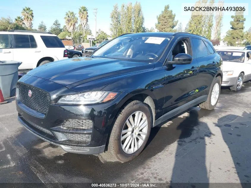 2017 Jaguar F-Pace 20D Prestige VIN: SADCK2BN9HA493036 Lot: 40536273