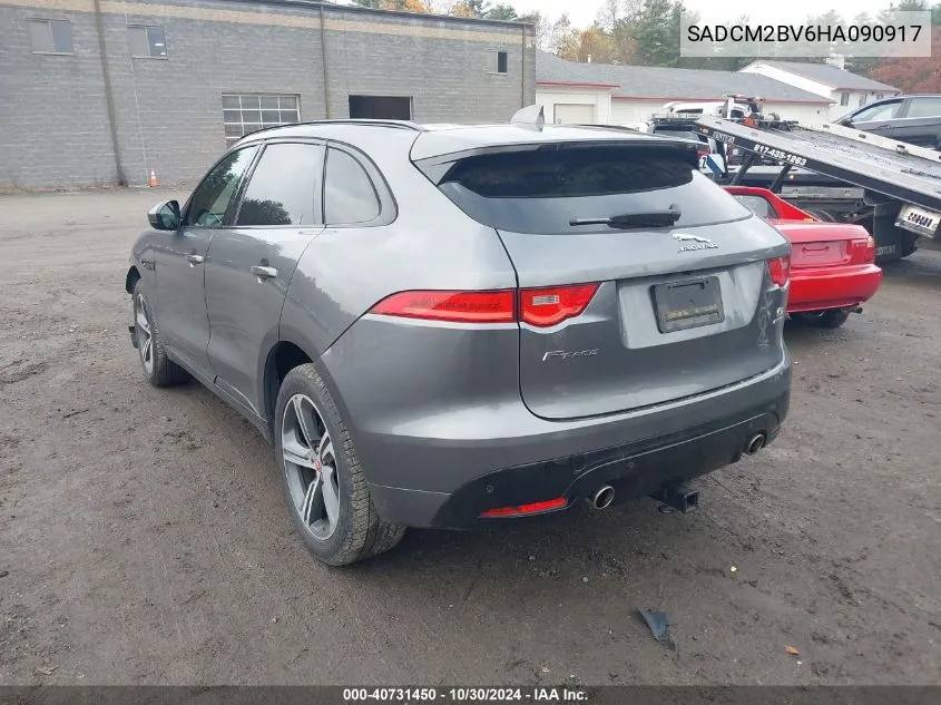 2017 Jaguar F-Pace S VIN: SADCM2BV6HA090917 Lot: 40731450