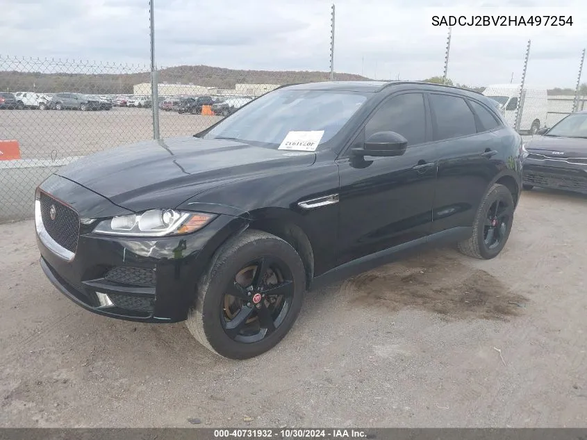 2017 Jaguar F-Pace 35T Premium VIN: SADCJ2BV2HA497254 Lot: 40731932