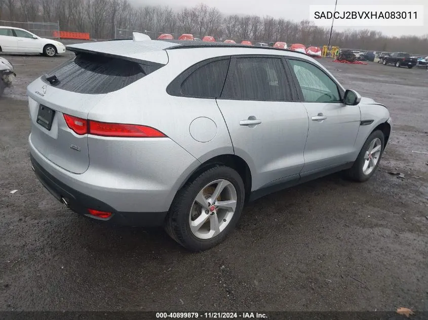 2017 Jaguar F-Pace 35T Premium VIN: SADCJ2BVXHA083011 Lot: 40899879