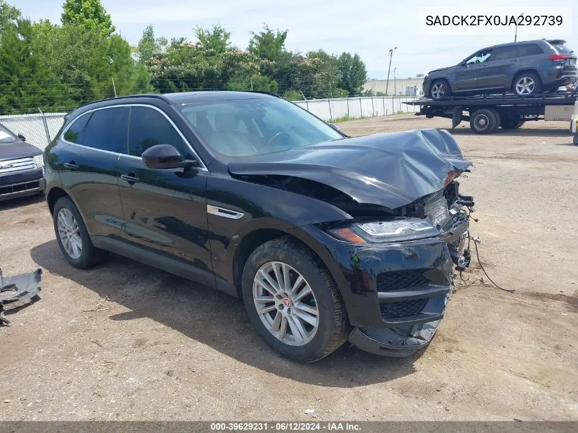 SADCK2FX0JA292739 2018 Jaguar F-Pace 25T Prestige