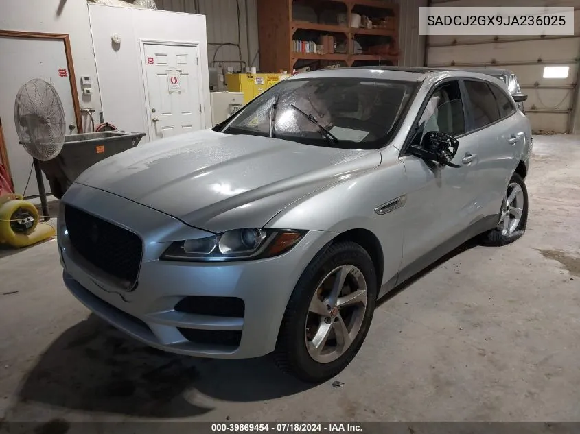 2018 Jaguar F-Pace 30T Premium VIN: SADCJ2GX9JA236025 Lot: 39869454