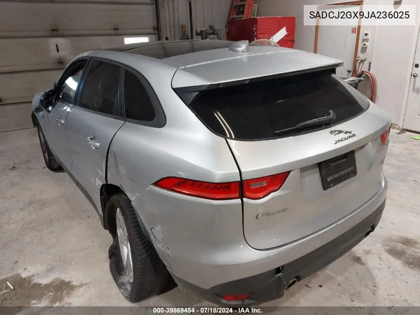 2018 Jaguar F-Pace 30T Premium VIN: SADCJ2GX9JA236025 Lot: 39869454