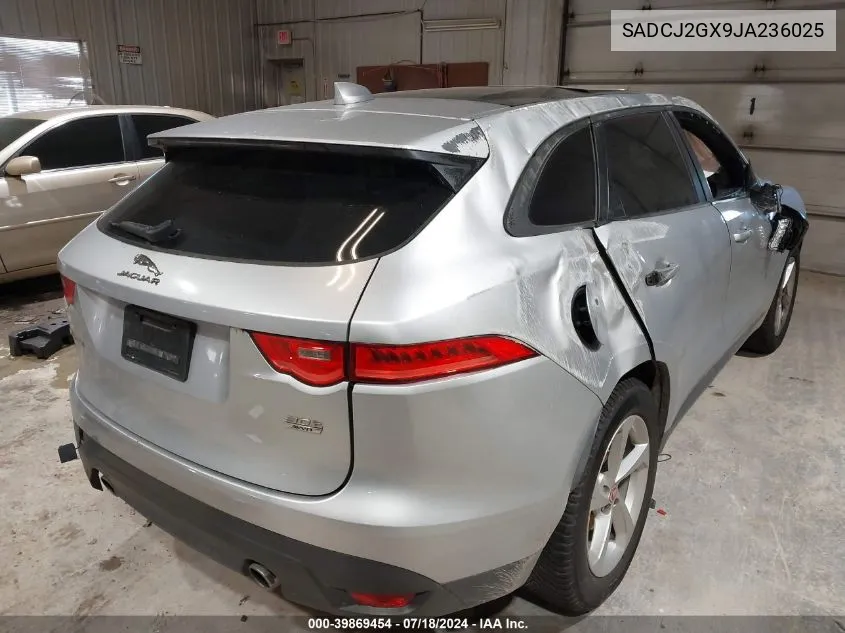 2018 Jaguar F-Pace 30T Premium VIN: SADCJ2GX9JA236025 Lot: 39869454