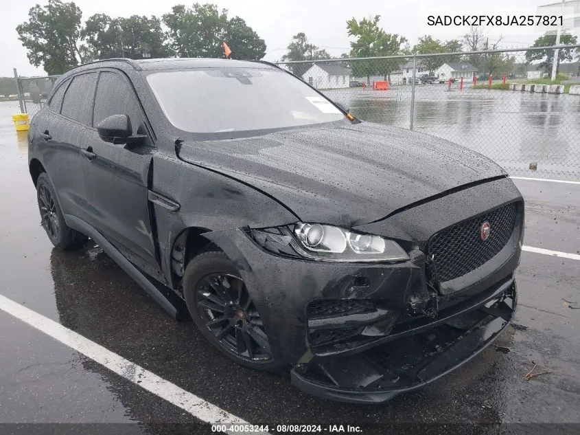 SADCK2FX8JA257821 2018 Jaguar F-Pace 25T Prestige