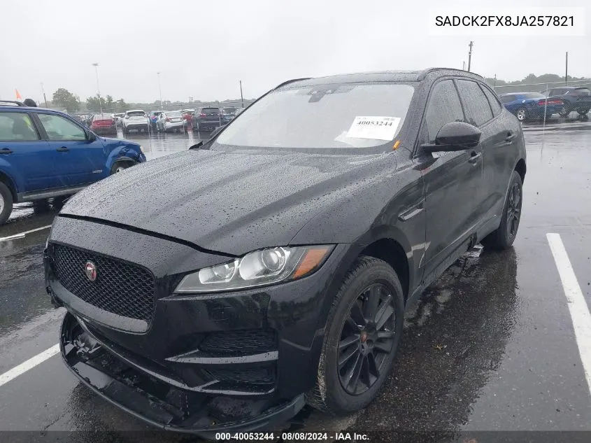 SADCK2FX8JA257821 2018 Jaguar F-Pace 25T Prestige