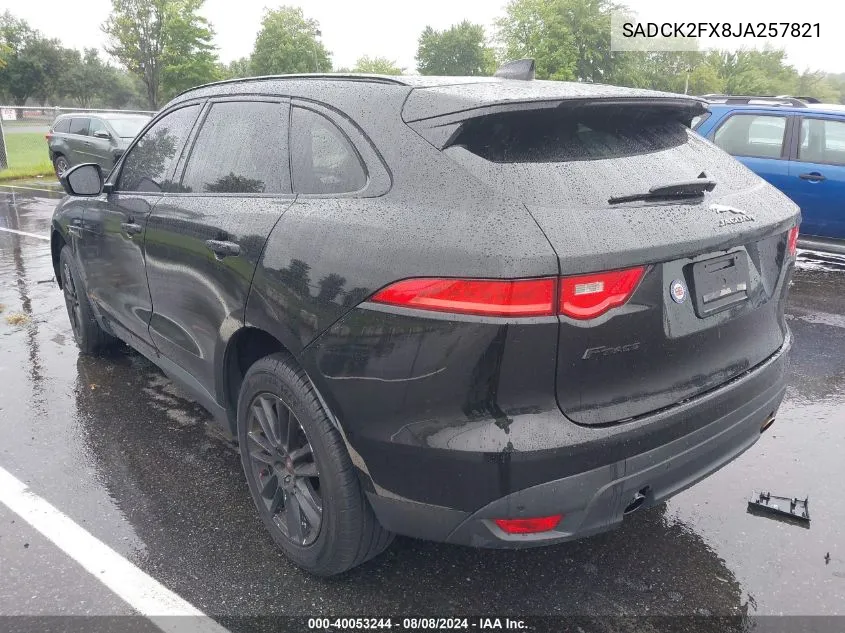 SADCK2FX8JA257821 2018 Jaguar F-Pace 25T Prestige