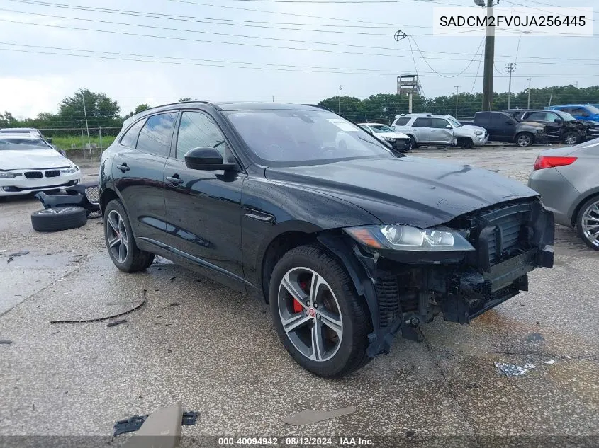 2018 Jaguar F-Pace S VIN: SADCM2FV0JA256445 Lot: 40094942