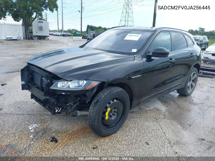 2018 Jaguar F-Pace S VIN: SADCM2FV0JA256445 Lot: 40094942