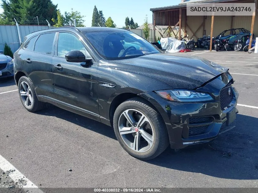 SADCL2EV9JA243746 2018 Jaguar F-Pace 35T R-Sport