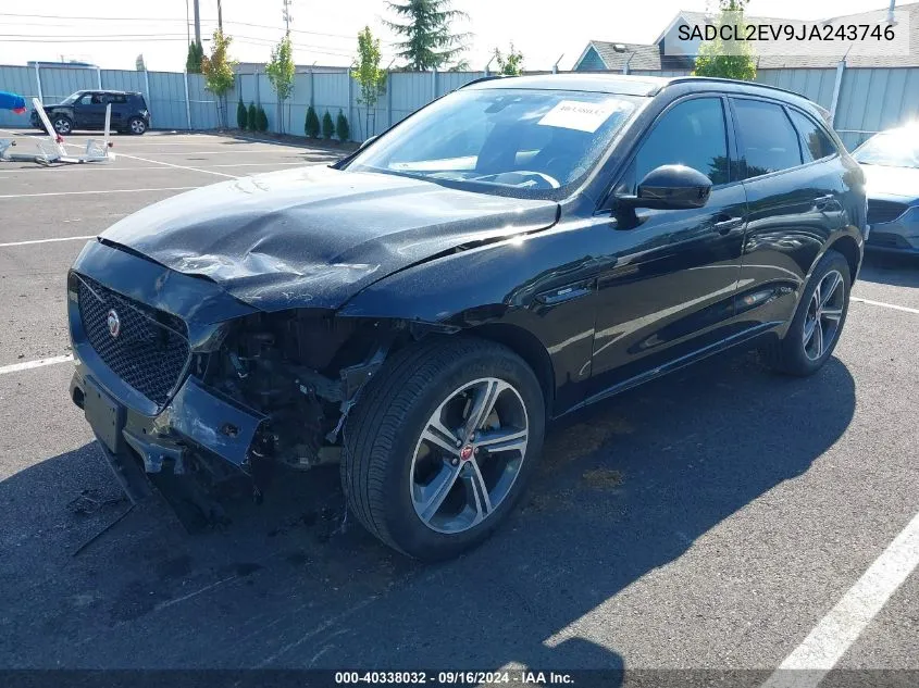 SADCL2EV9JA243746 2018 Jaguar F-Pace 35T R-Sport