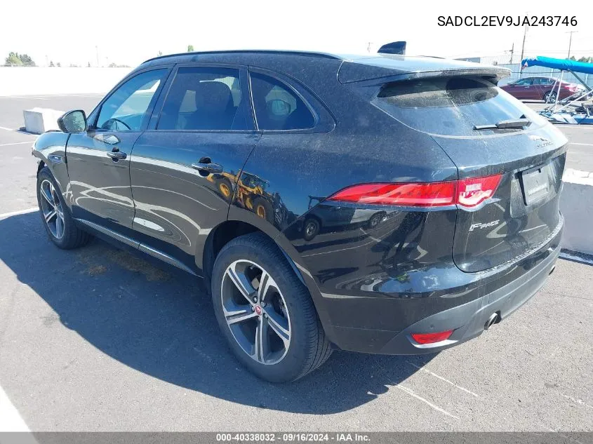 SADCL2EV9JA243746 2018 Jaguar F-Pace 35T R-Sport