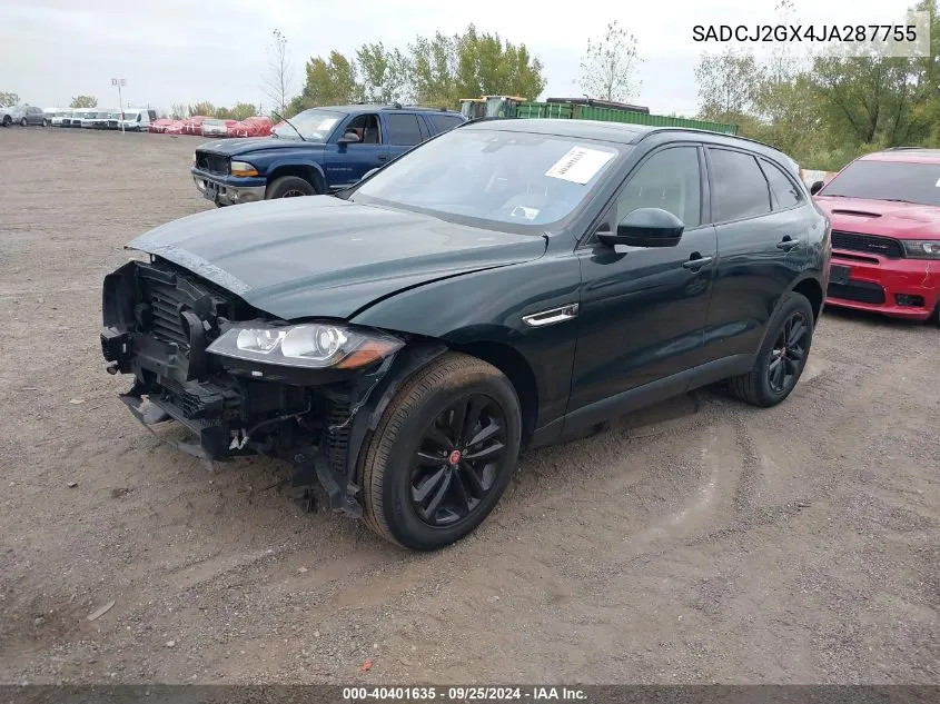 SADCJ2GX4JA287755 2018 Jaguar F-Pace 30T Premium