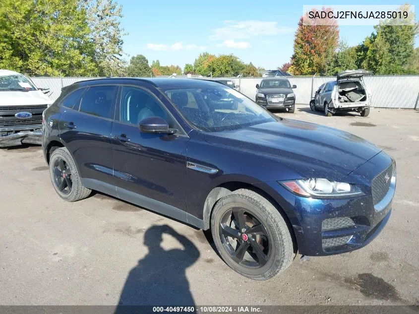 2018 Jaguar F-Pace Premium VIN: SADCJ2FN6JA285019 Lot: 40497450