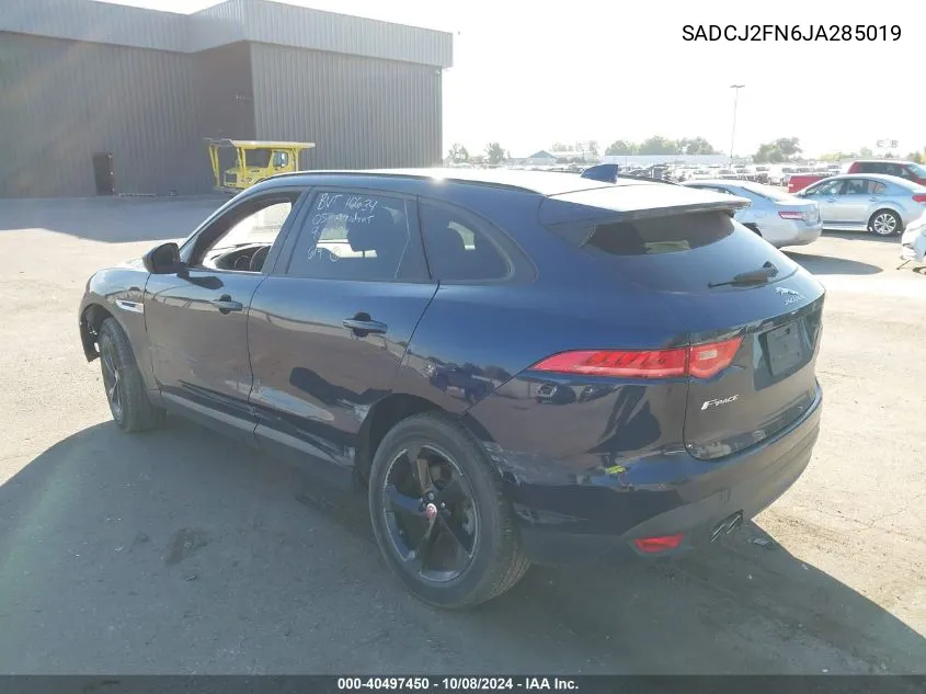 2018 Jaguar F-Pace Premium VIN: SADCJ2FN6JA285019 Lot: 40497450