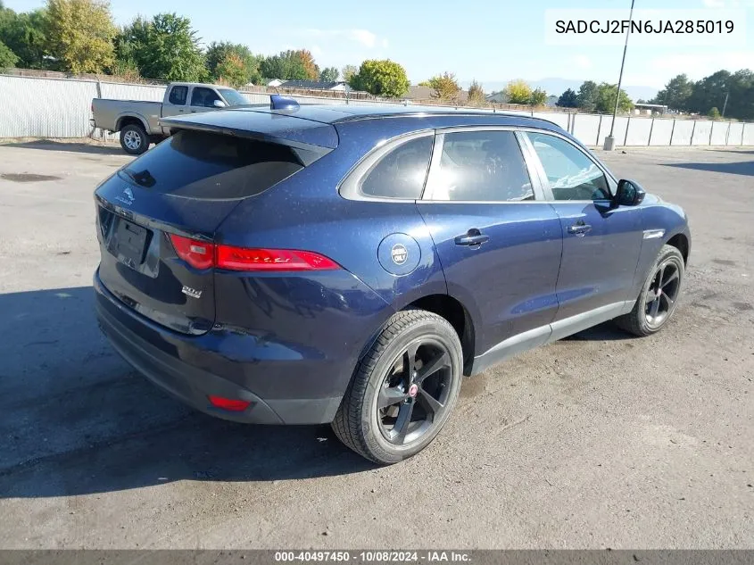 2018 Jaguar F-Pace Premium VIN: SADCJ2FN6JA285019 Lot: 40497450