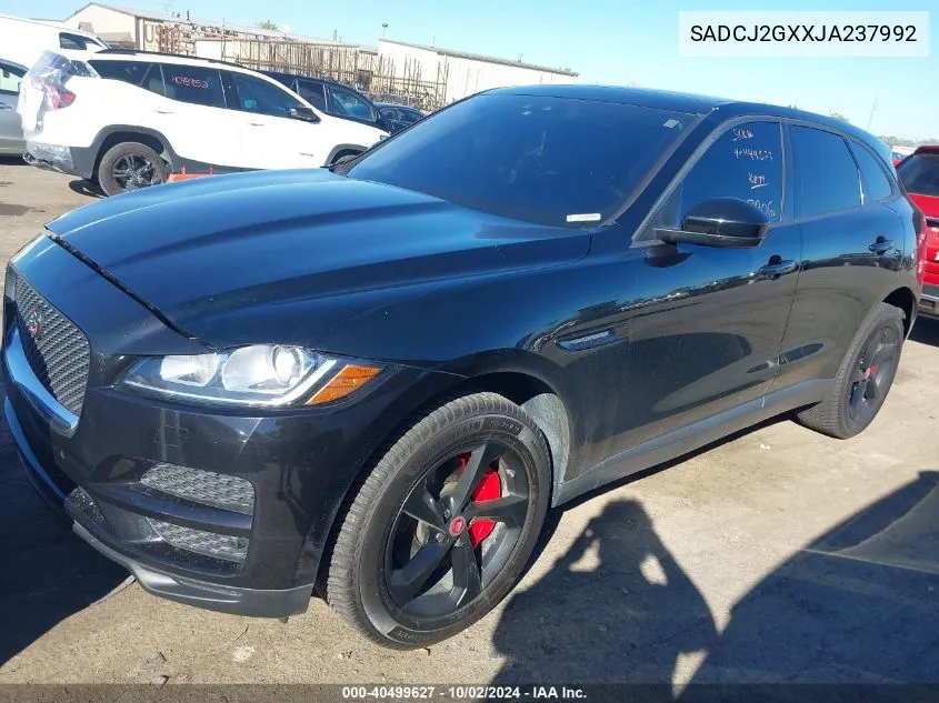 2018 Jaguar F-Pace 30T Premium VIN: SADCJ2GXXJA237992 Lot: 40499627