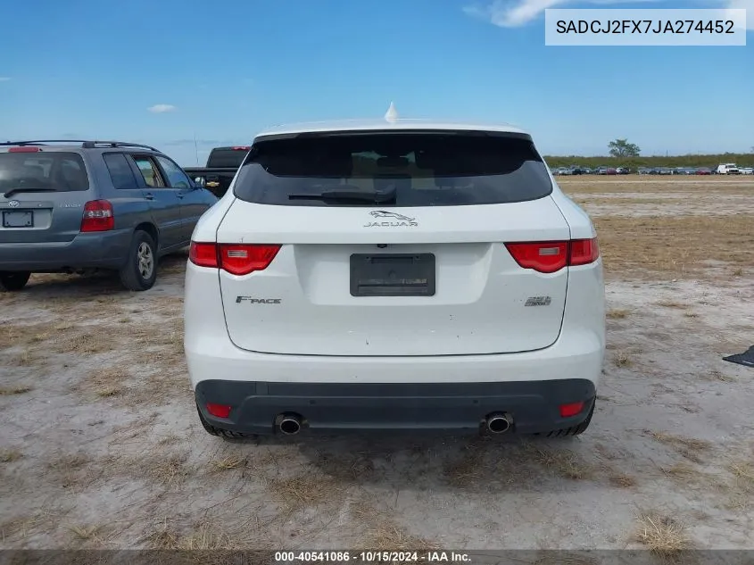 SADCJ2FX7JA274452 2018 Jaguar F-Pace 25T Premium