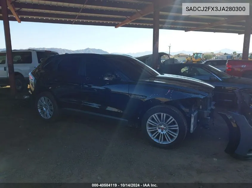 2018 Jaguar F-Pace 25T Premium VIN: SADCJ2FX3JA280300 Lot: 40584119