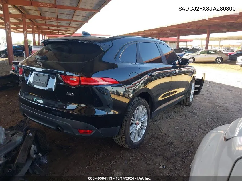 2018 Jaguar F-Pace 25T Premium VIN: SADCJ2FX3JA280300 Lot: 40584119