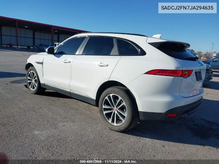 2018 Jaguar F-Pace 20D Premium VIN: SADCJ2FN7JA294635 Lot: 40812906