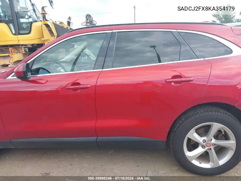 2019 Jaguar F-Pace 25T Premium VIN: SADCJ2FX8KA354179 Lot: 39898246