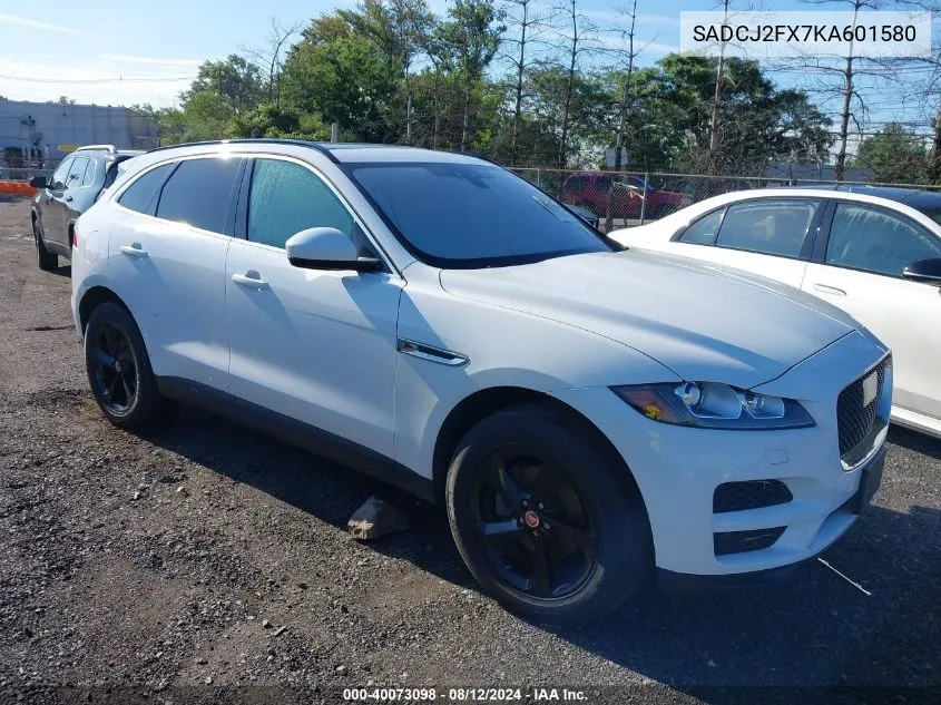 SADCJ2FX7KA601580 2019 Jaguar F-Pace 25T Premium