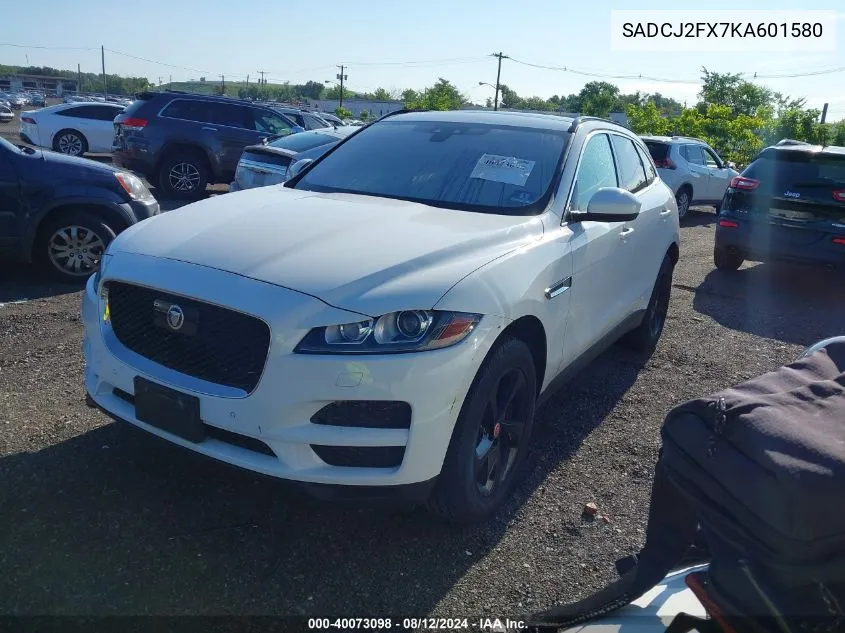 SADCJ2FX7KA601580 2019 Jaguar F-Pace 25T Premium