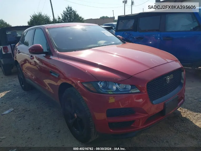 2019 Jaguar F-Pace 25T Premium VIN: SADCJ2FX8KA395606 Lot: 40216762