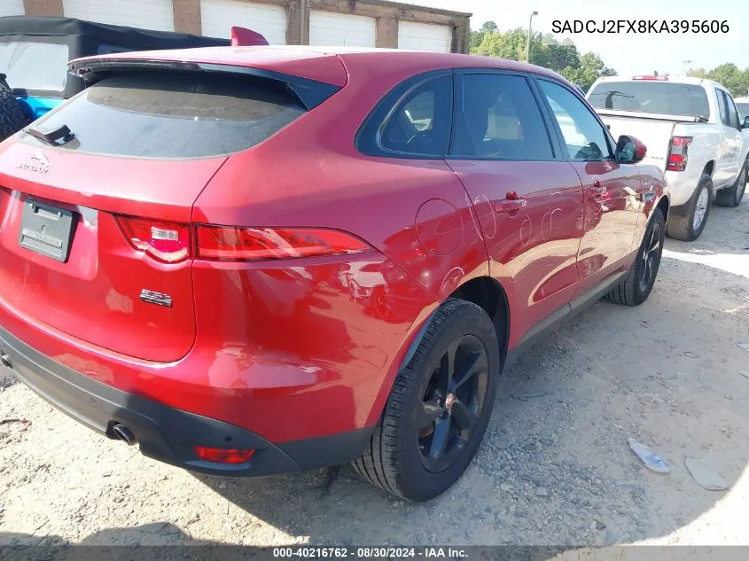 2019 Jaguar F-Pace 25T Premium VIN: SADCJ2FX8KA395606 Lot: 40216762