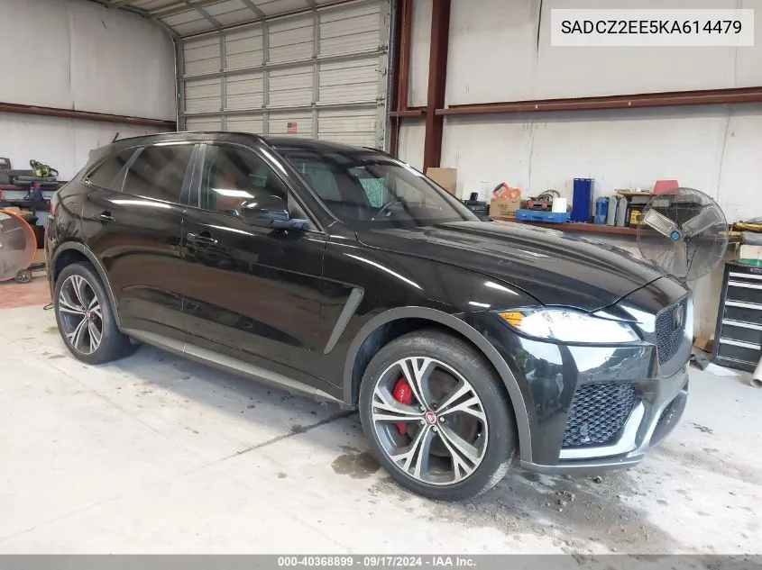 2019 Jaguar F-Pace Svr VIN: SADCZ2EE5KA614479 Lot: 40368899