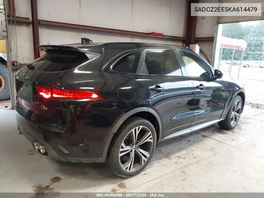 2019 Jaguar F-Pace Svr VIN: SADCZ2EE5KA614479 Lot: 40368899