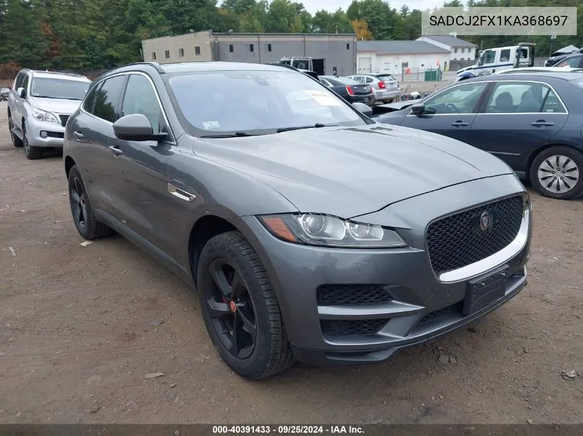 2019 Jaguar F-Pace 25T Premium VIN: SADCJ2FX1KA368697 Lot: 40391433