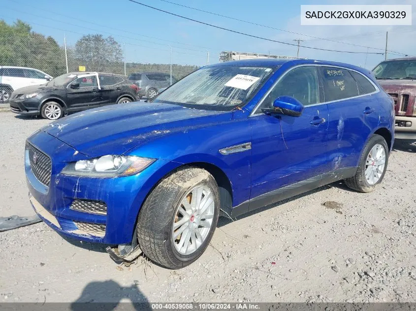 SADCK2GX0KA390329 2019 Jaguar F-Pace Prestige