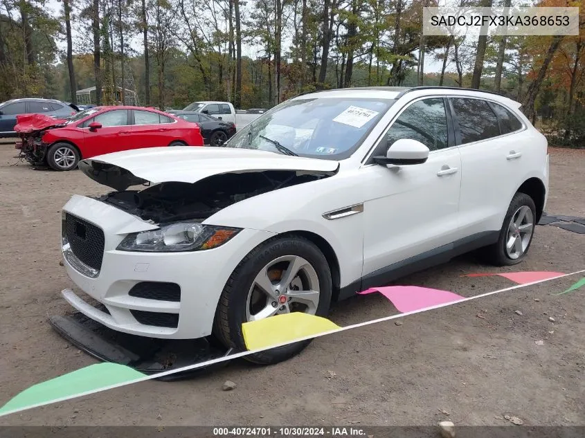 SADCJ2FX3KA368653 2019 Jaguar F-Pace 25T Premium